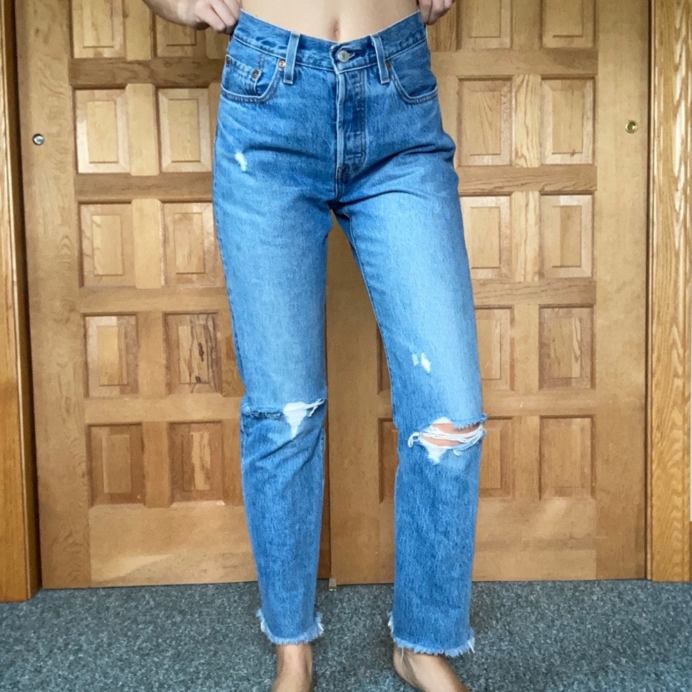 Levi’s Premium 501 Straight Leg Button Fly Jean
